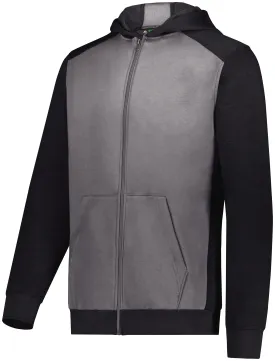 Augusta Youth Three-Season Fleece Full Zip Hoodie