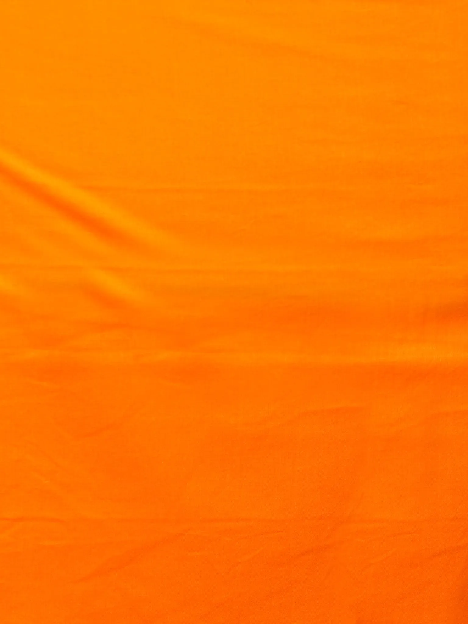 Black White Orange Hand Block Printed Cotton Suit-Salwar Fabric With Chiffon Dupatta (Set of 3) - SU01HB364
