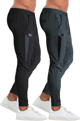 BROKIG Mens Tapered Gym Joggers,Men's Lightweight Jogging Pants Quick Dry Casual Athletic Running Workout with Pockets