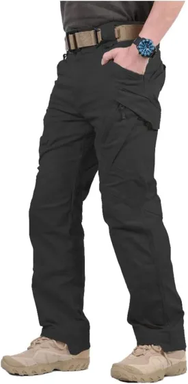 CARWORNIC Gear Men's Hiking Tactical Pants Lightweight Cotton Outdoor Military Combat Cargo Trousers