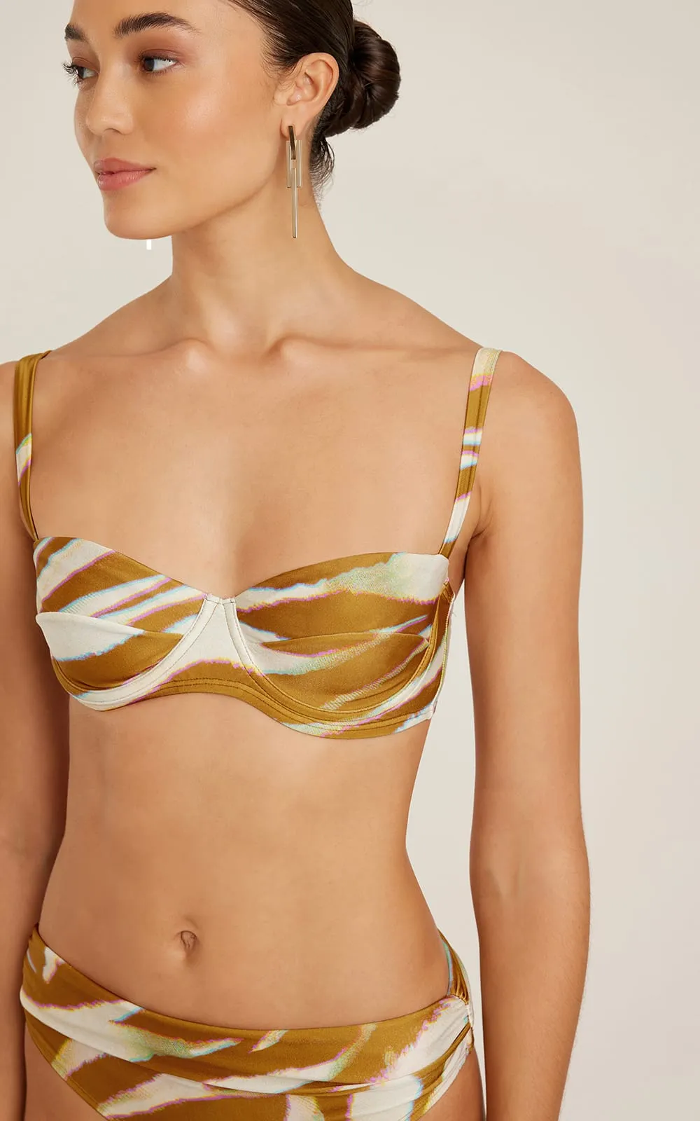 Demi Cup Ruched Lc Bikini Oryx