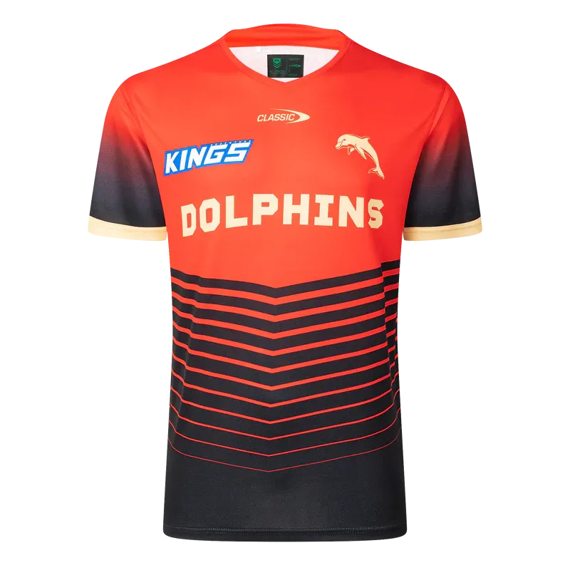 Dolphins 2025 Mens Pro Warm Up Training Tee