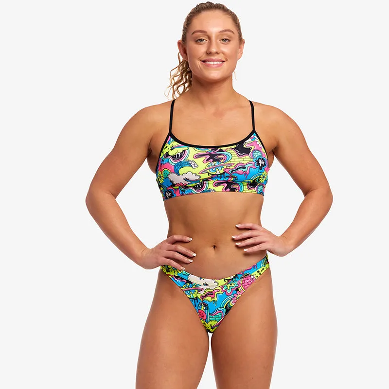 Funkita - Smash Mouth - Ladies Swim Crop Top