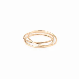 Gold Stacking Ring - Set of 3