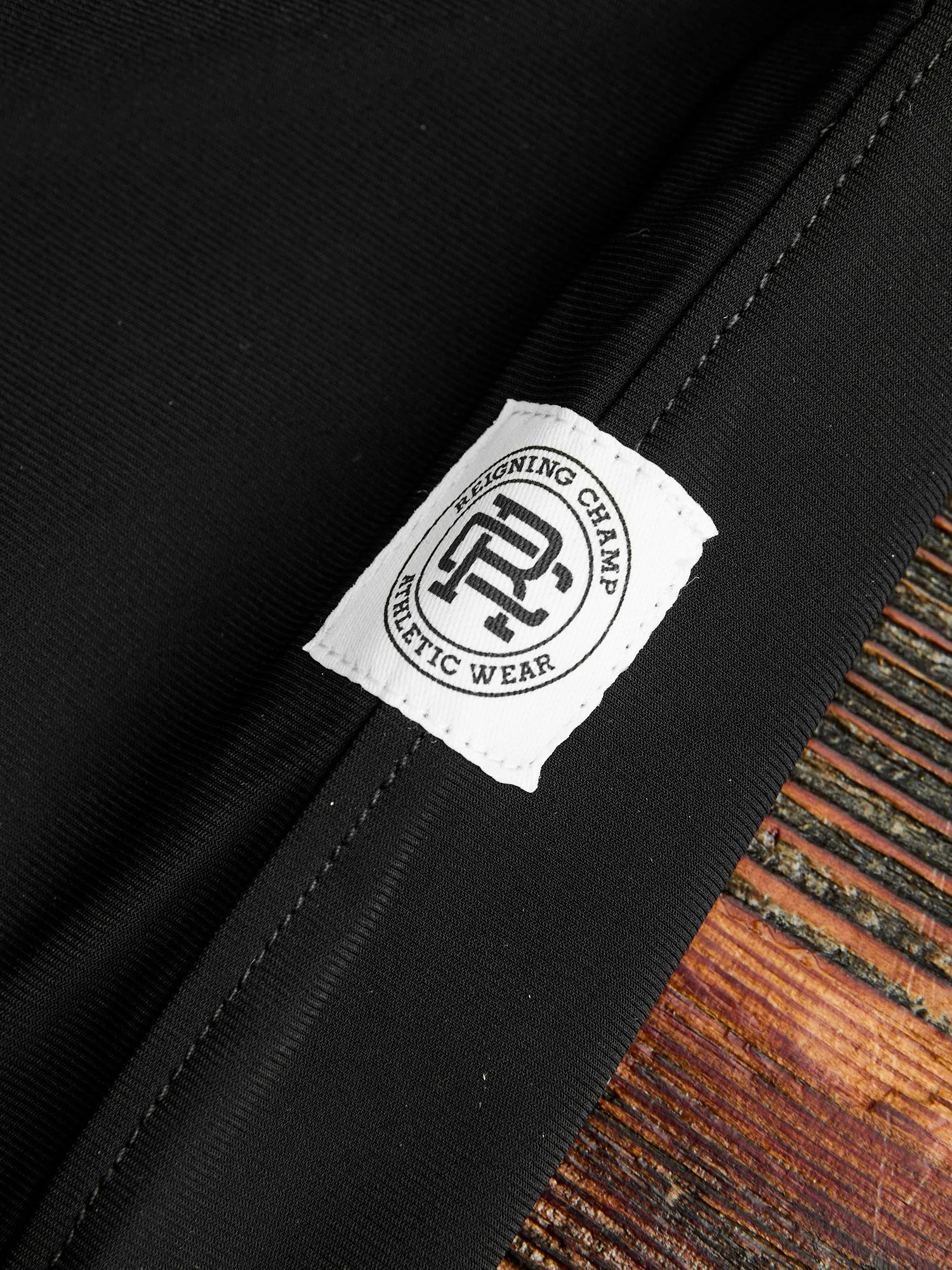 High Gauge Knit Swim Short in Black
