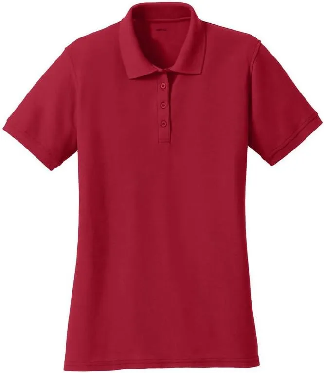 Joe's USA Ladies Polo's 6.5-ounce, Double Pique Knit Cotton/Poly Polos in Adult Sizes: XS-4XL