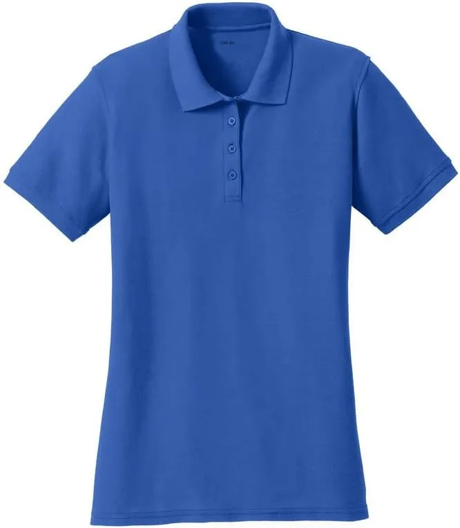 Joe's USA Ladies Polo's 6.5-ounce, Double Pique Knit Cotton/Poly Polos in Adult Sizes: XS-4XL