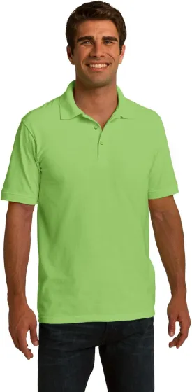 Port & Company Men's Ring Spun Pique Polo