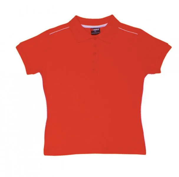Ramo Ladies 100% Cotton Pique Knit With Piping (P700LD)