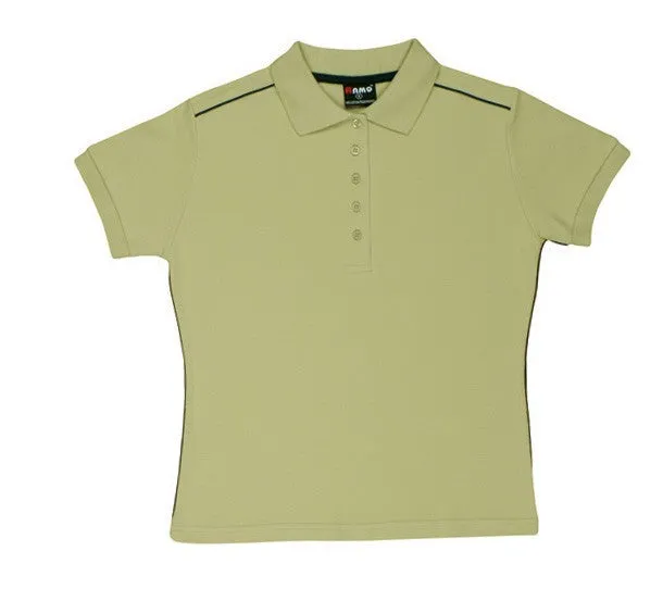 Ramo Ladies 100% Cotton Pique Knit With Piping (P700LD)