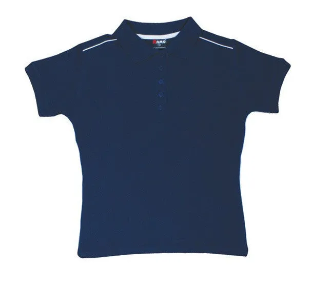 Ramo Ladies 100% Cotton Pique Knit With Piping (P700LD)