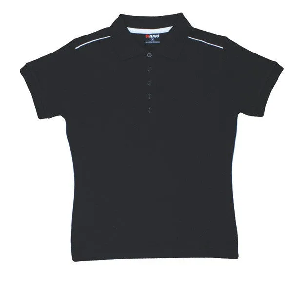 Ramo Ladies 100% Cotton Pique Knit With Piping (P700LD)