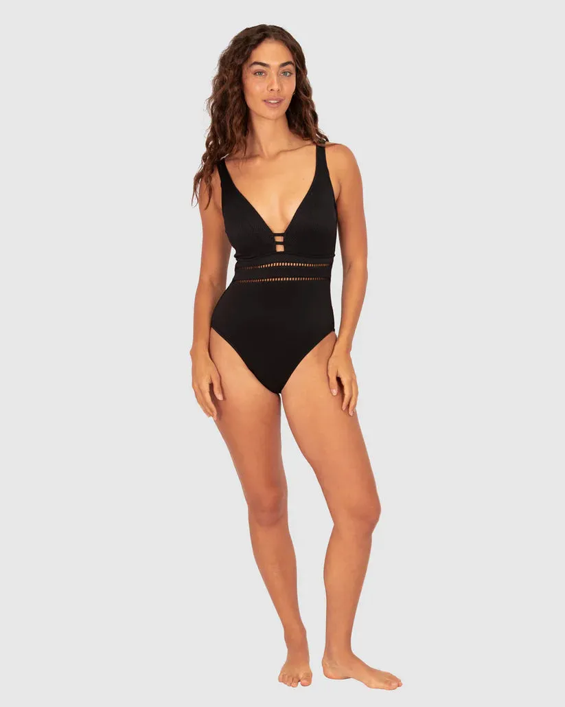 Rococco C.DD Plunge One Piece Nero