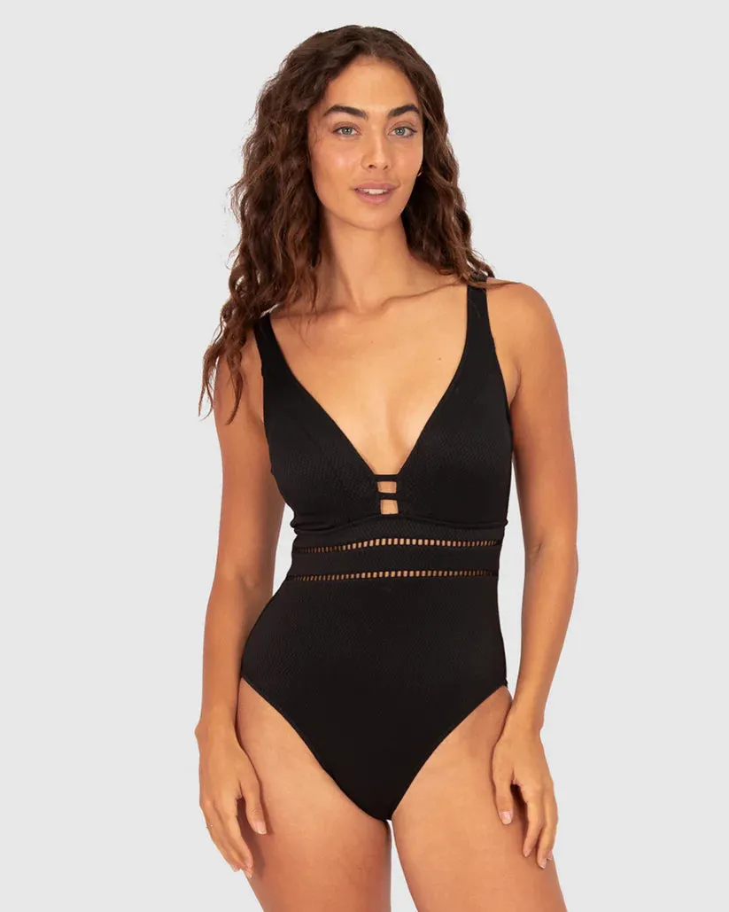Rococco C.DD Plunge One Piece Nero