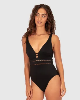 Rococco C.DD Plunge One Piece Nero