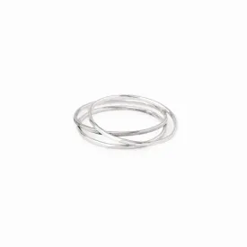 Silver Stacking Ring - Set of 3