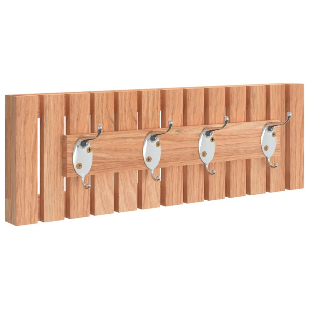 Wall Hanger 42x8.5x14 cm Solid Wood Walnut
