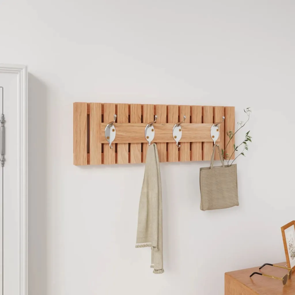 Wall Hanger 42x8.5x14 cm Solid Wood Walnut