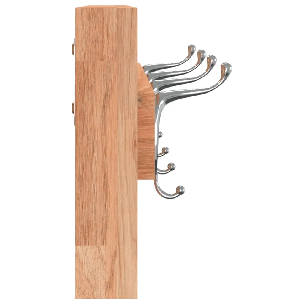 Wall Hanger 42x8.5x14 cm Solid Wood Walnut