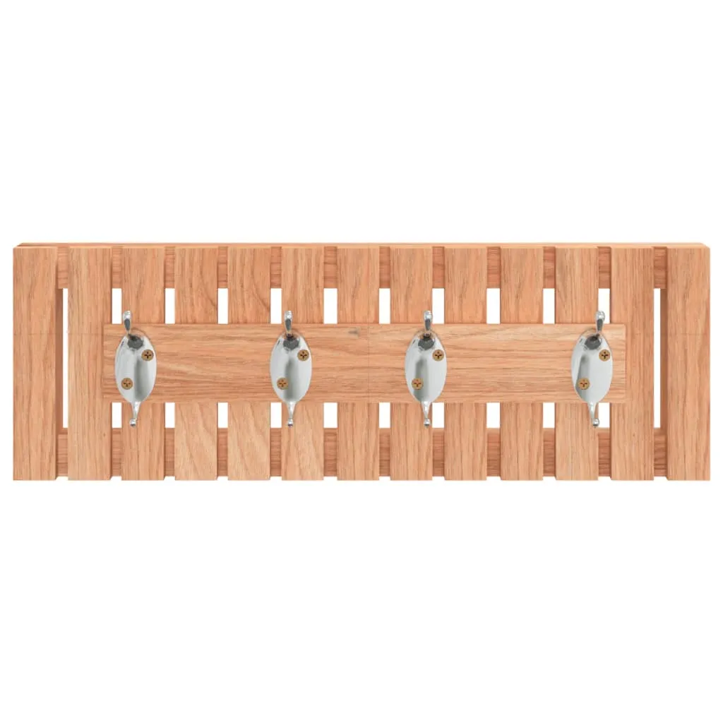 Wall Hanger 42x8.5x14 cm Solid Wood Walnut