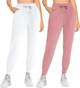 Women's Joggers with Pockets Sweatpants for Women Lounge Workout Jogger Pants for Yoga Running Athletic Leggings