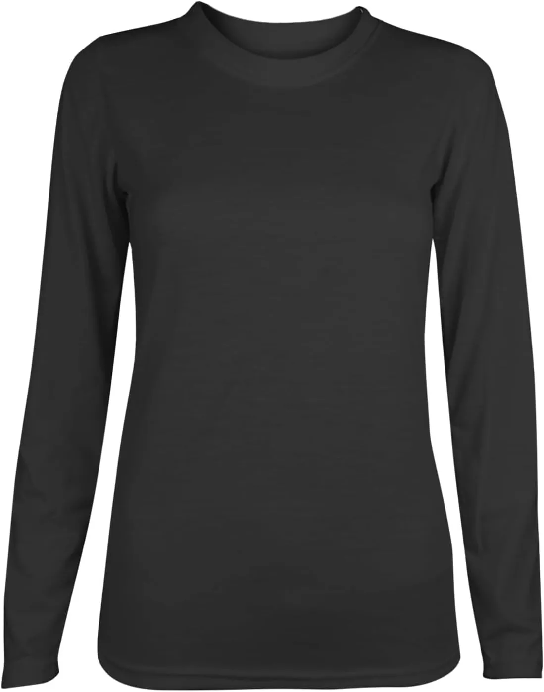 Womens Long Sleeve Shirts Mock Neck Basic Slim Fitted Tops Lightweight Stretch Base Layer T-Shirt Pullovers Tee